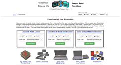 Desktop Screenshot of foam-inserts.com